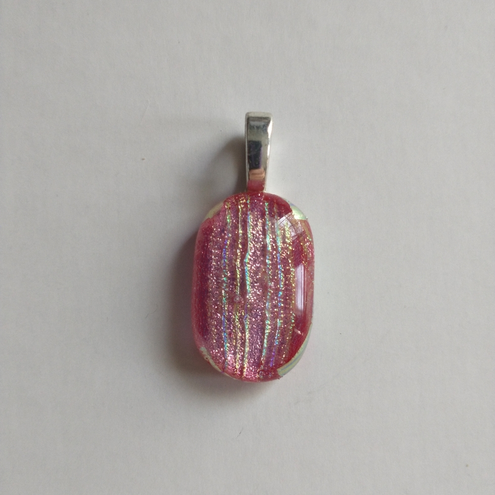 Pink Glass Pendant